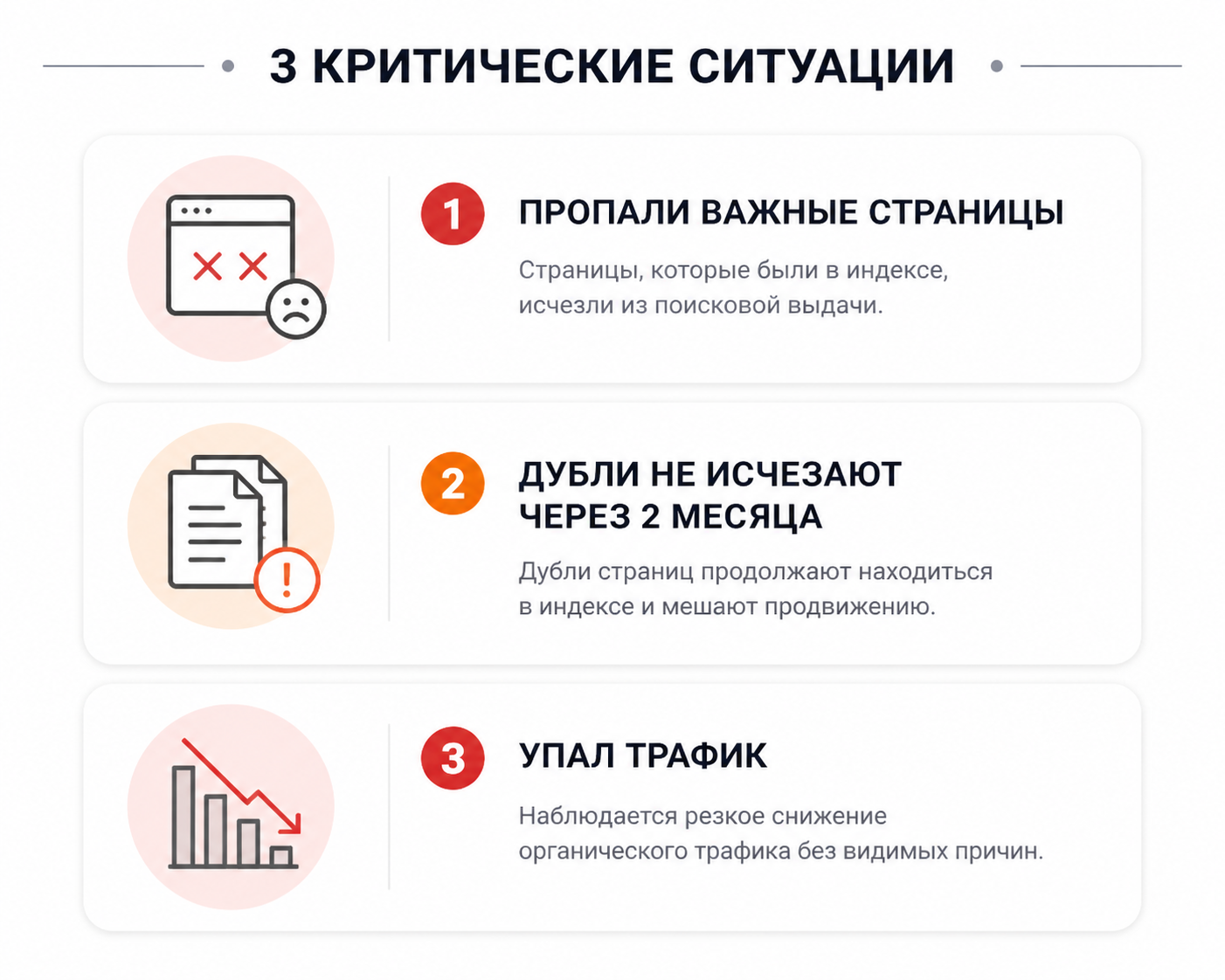 Схема: 3 критические ситуации при мониторинге GET-параметров