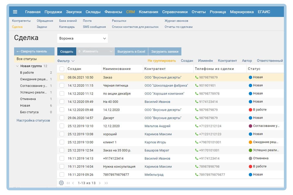 Бесплатные CRM-системы на русском для малого и крупного бизнеса. Обзор ТОП-7