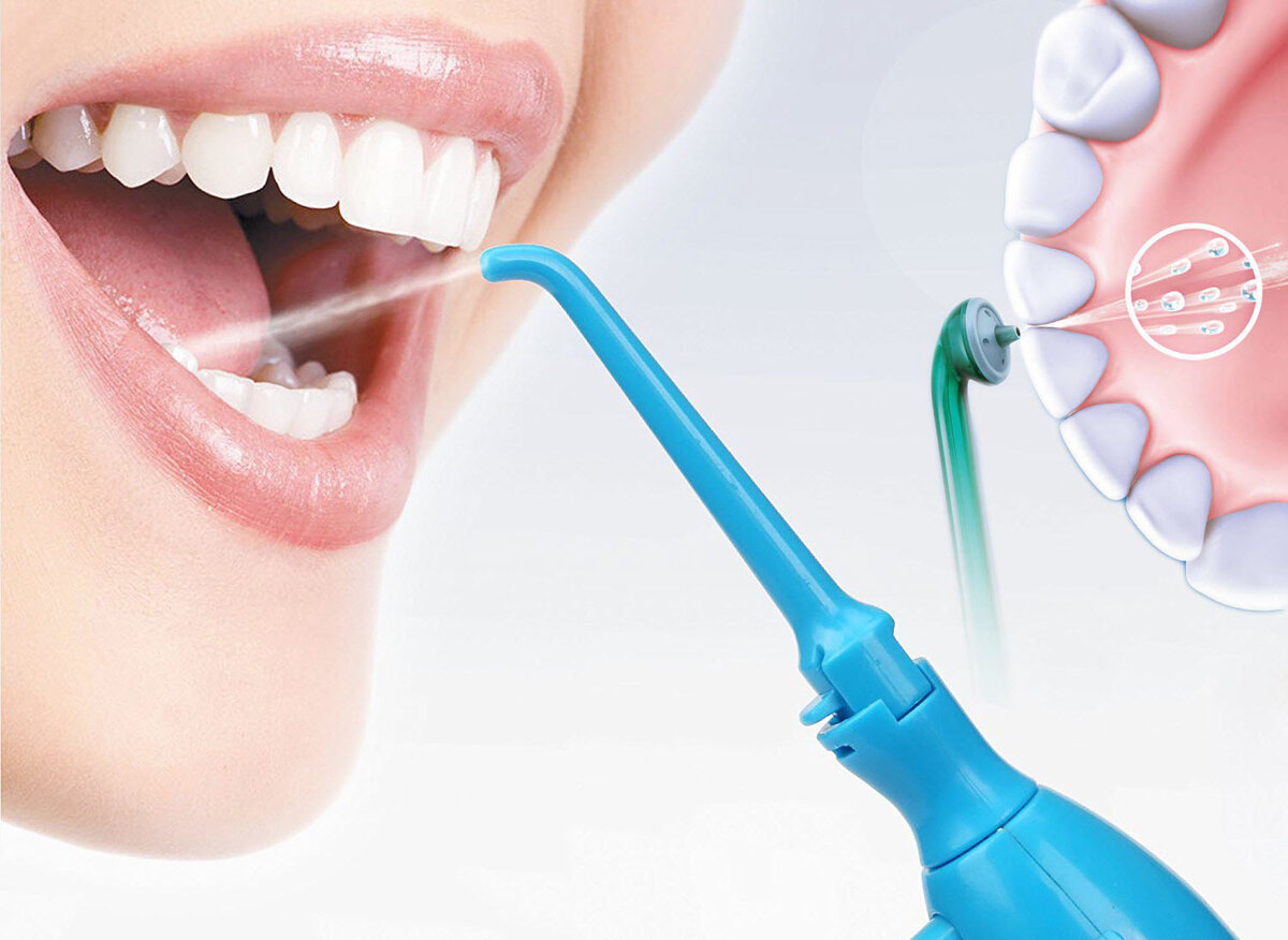 Аппарат для десен. Профгигиена (ультразвук + Air-Flow). Ирригатор для полости рта гигиена рта.