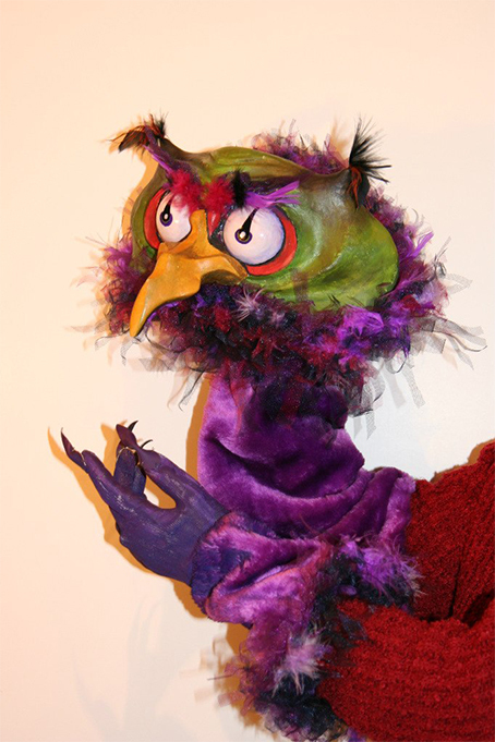 театральная кукла "Сова"