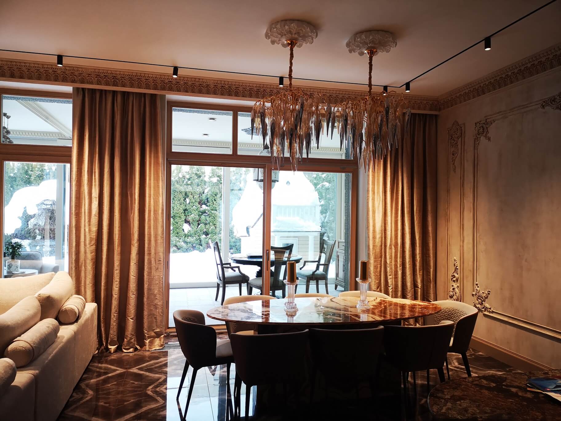 классические шторы