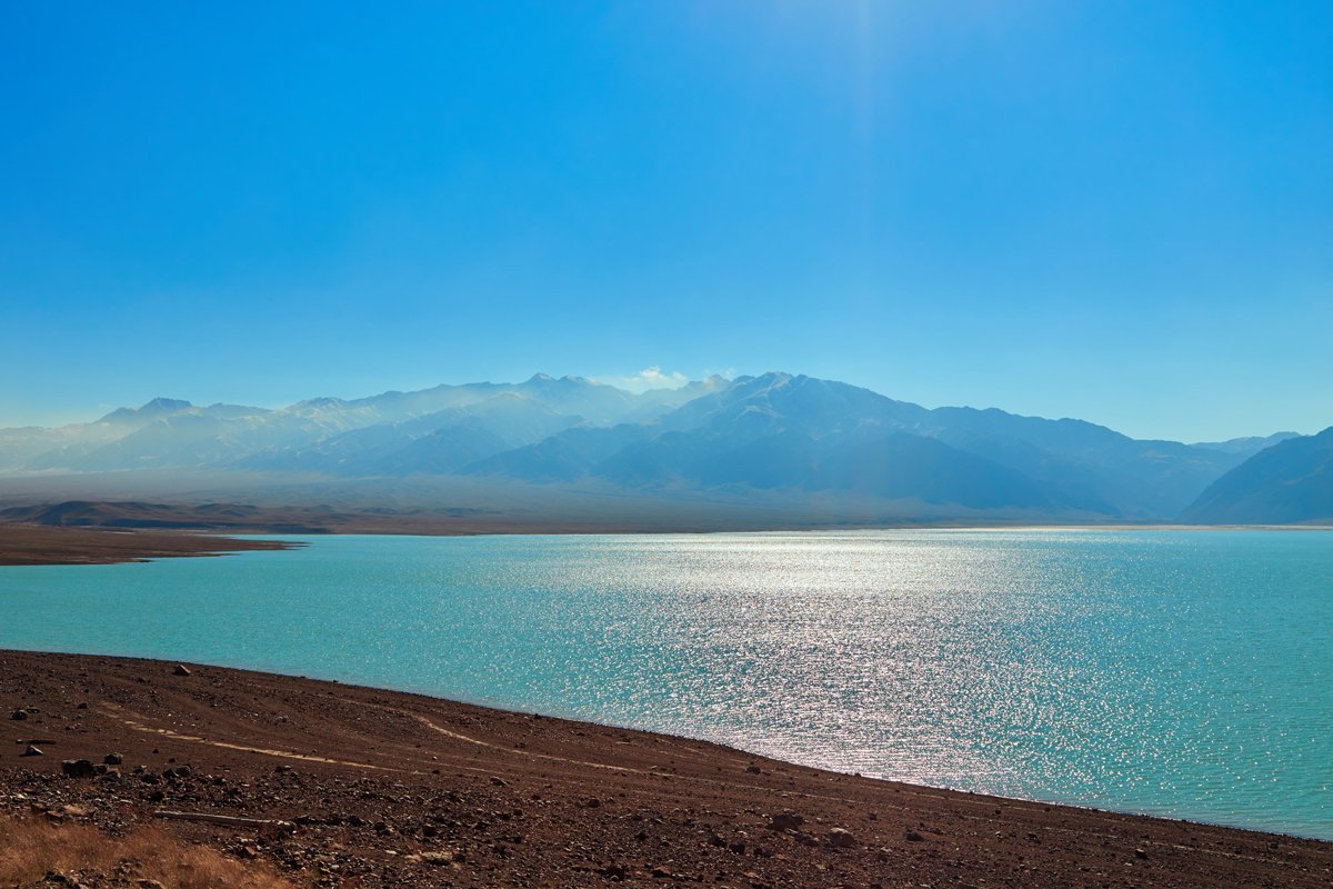 Казахстан Алматы водохранилище