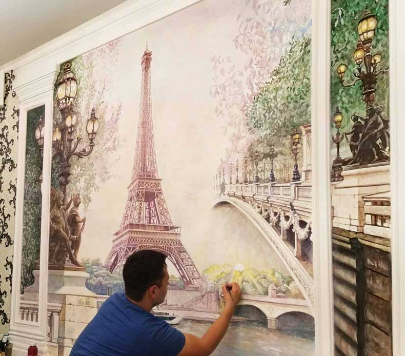 Роспись стен цена