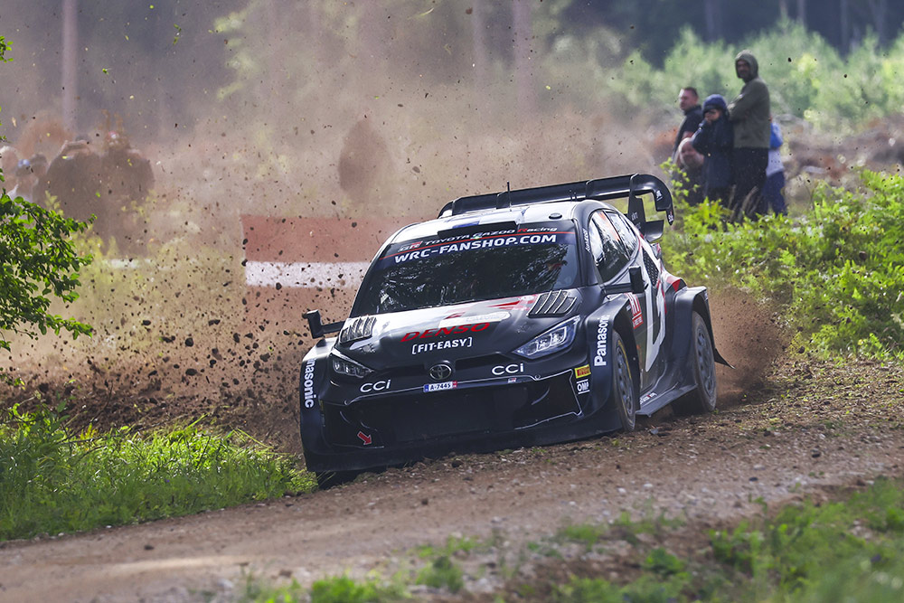 Калле Рованпера и Йонне Халттунен, Toyota GR Yaris Rally1 (A-7445), ралли Латвия 2024/Фото: Toyota Gazoo Racing WRT