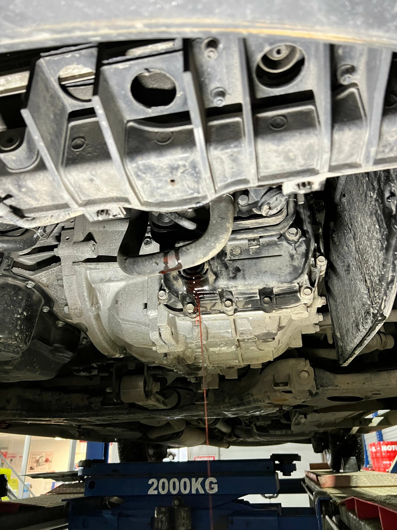 Выставление уровня масла Kia