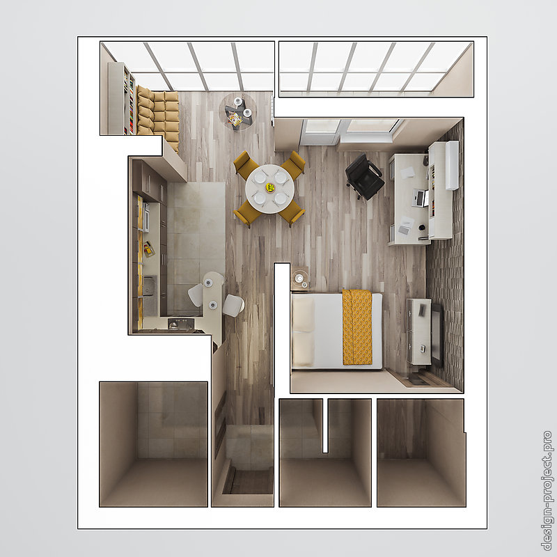 Портфолио: дизайн интерьера квартир и домов