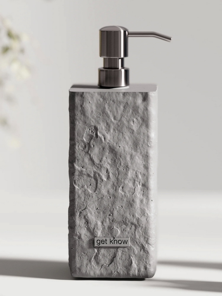 дозатор для жидкого мыла из бетона 