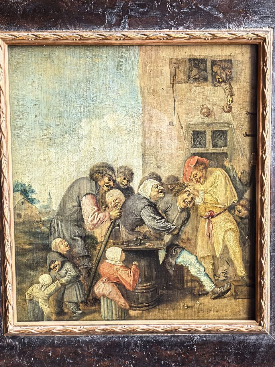 Адриан Браувер (1605/1606 – 1638). «Деревенский шарлатан (Извлечение „камня глупости“)». Дерево, масло. Поступление до 1859