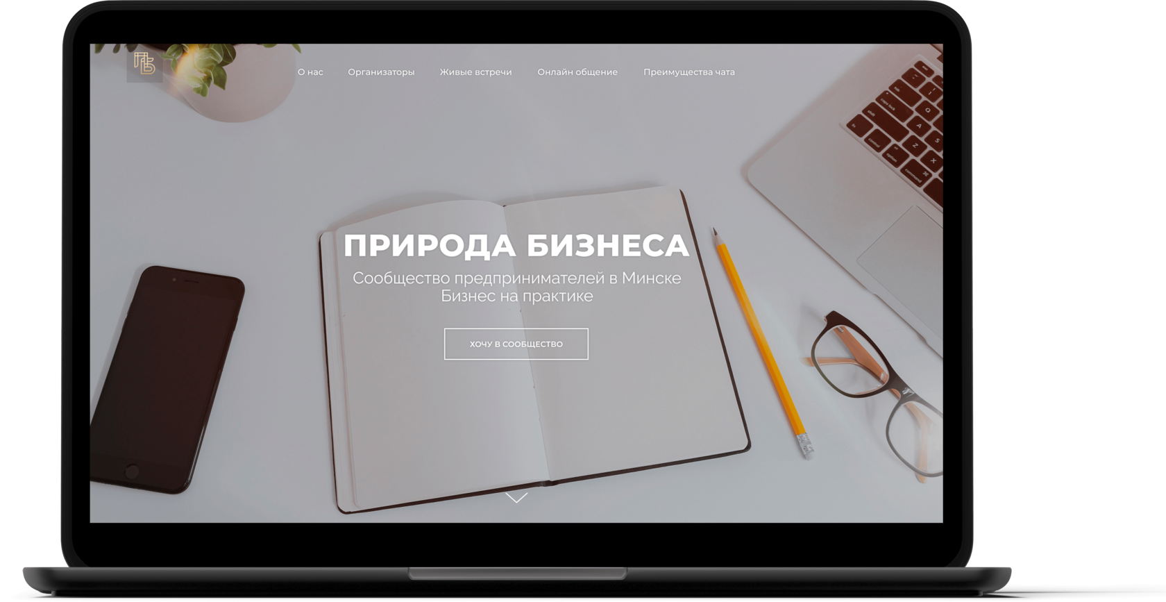 Лендинг "Природа бизнеса"