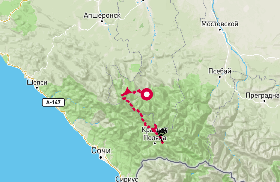Красная Поляна - Гузерипль