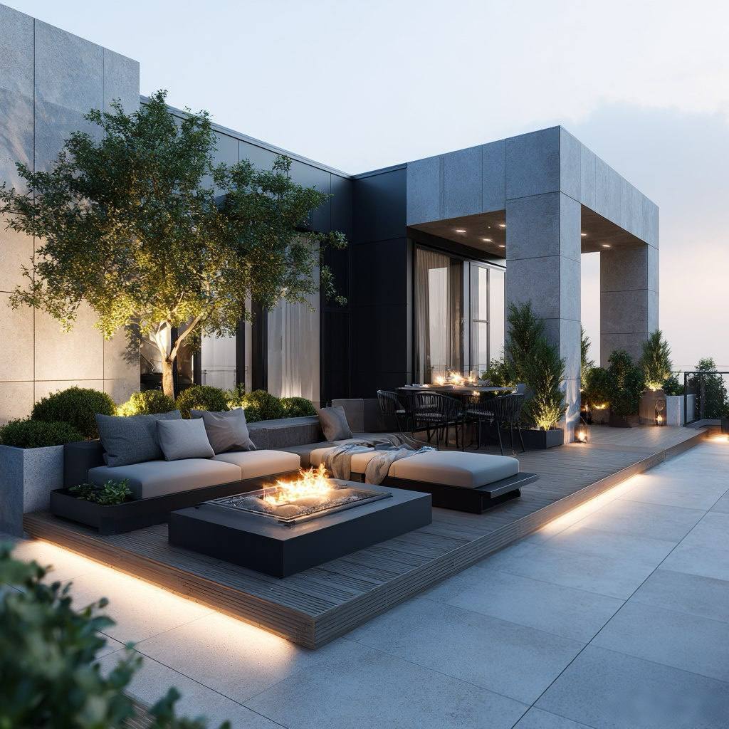 озеленение плодовыми растениями на веранде