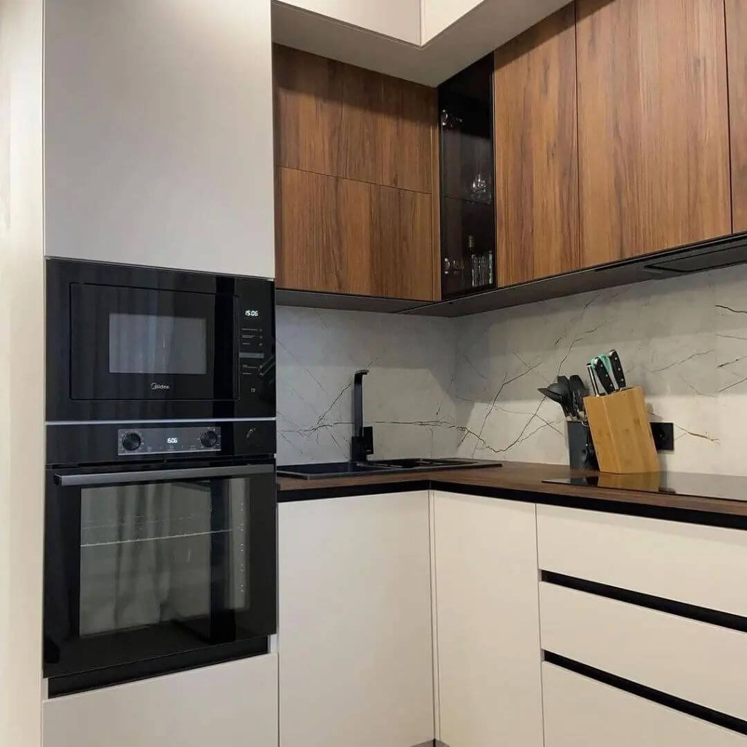 Кухня на заказ в Москве угловая