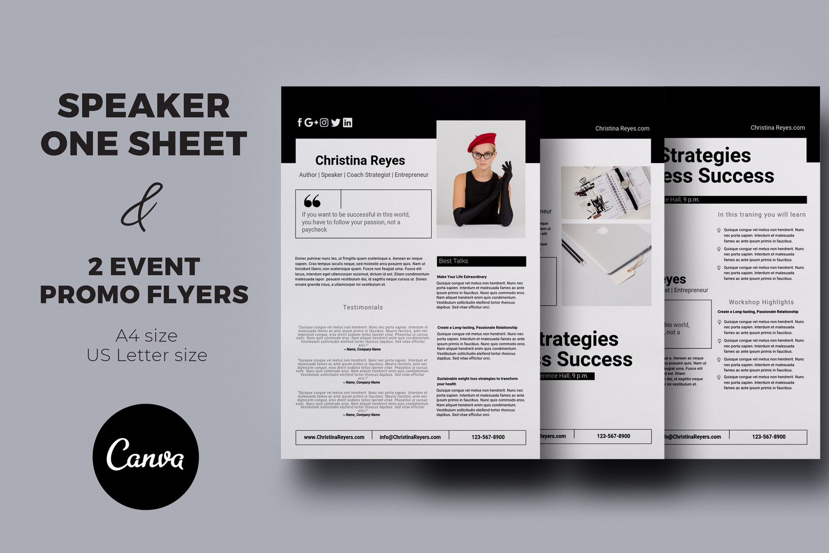 Speaker one sheet speaker-one-sheet