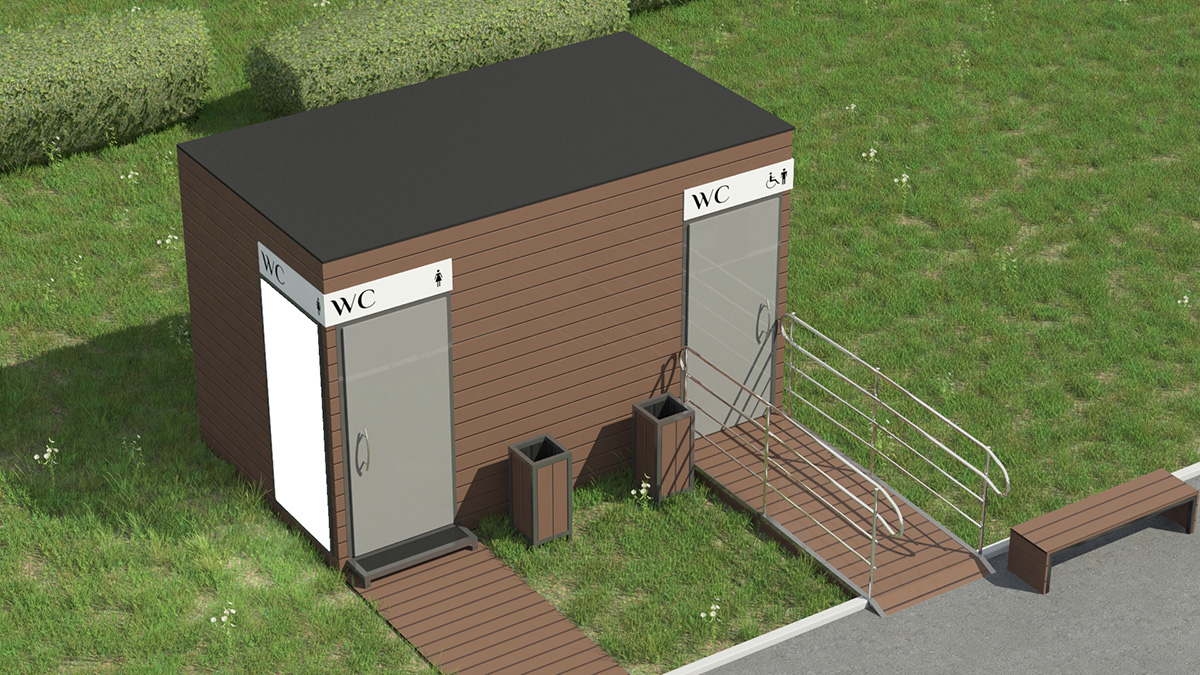 Туалетный модуль ТМ-02-МГН