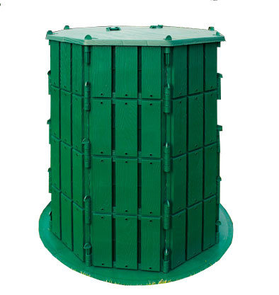 Компостер садовый 800 л с крышкой и дном Мастер Сад - Мастер Сад