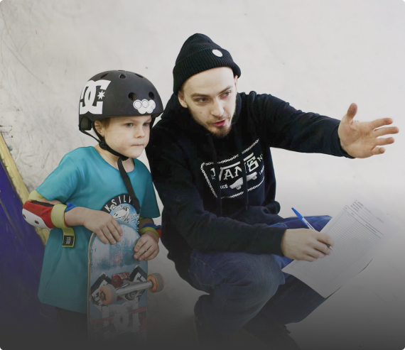 Тренер с учеником