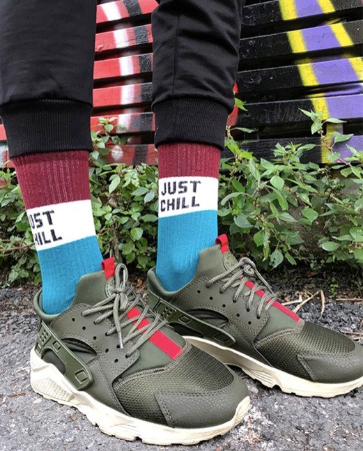 Носки — принт «Just Chill»