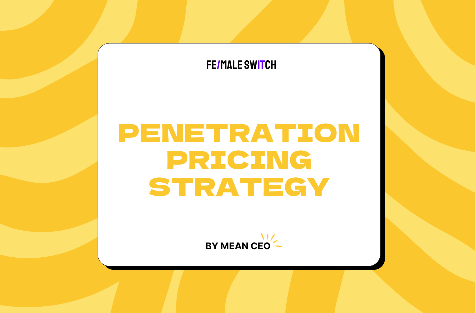 Penetration Pricing Strategy