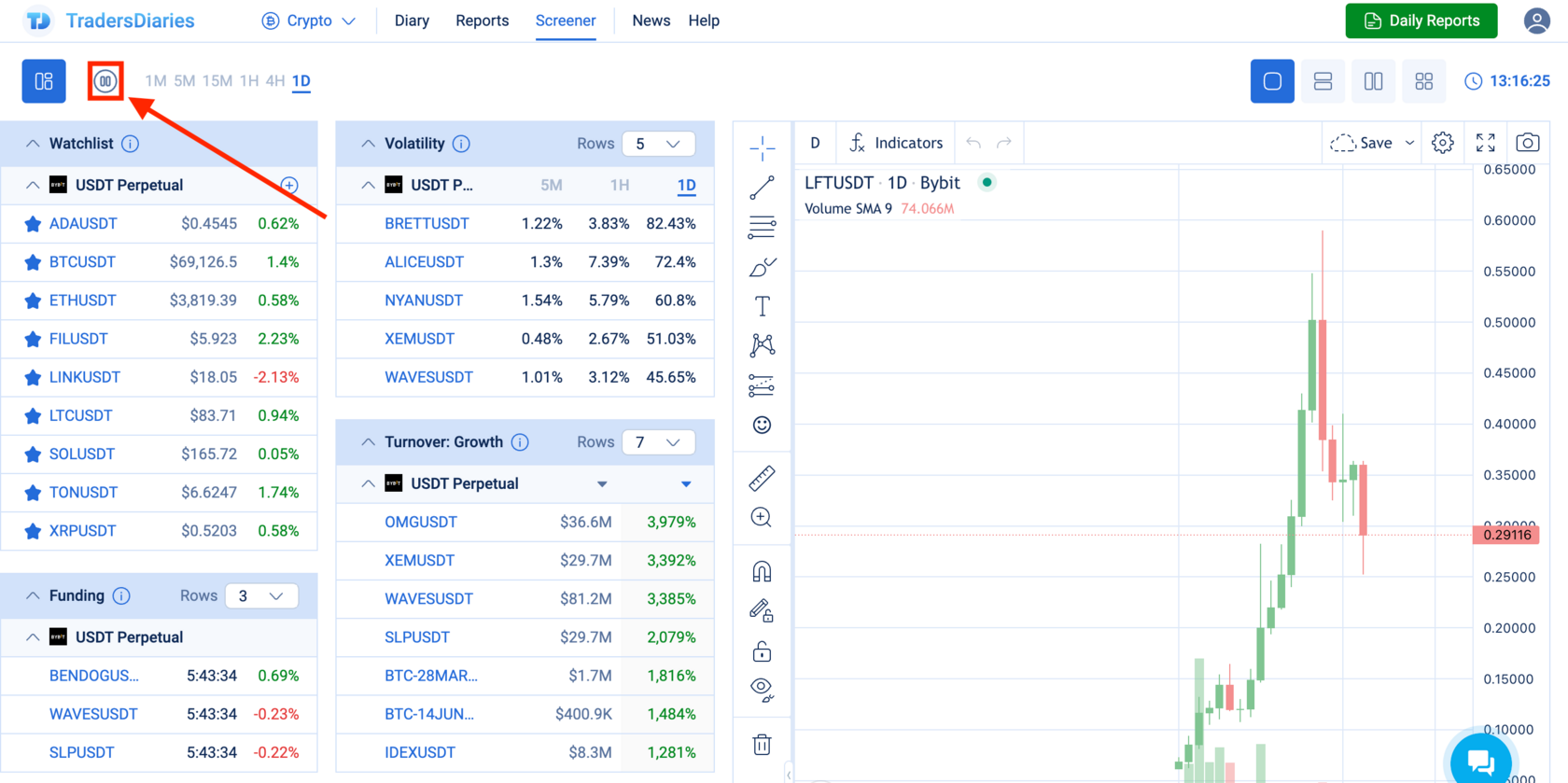 Cryptocurrency Screener - Setup and Usage Guide