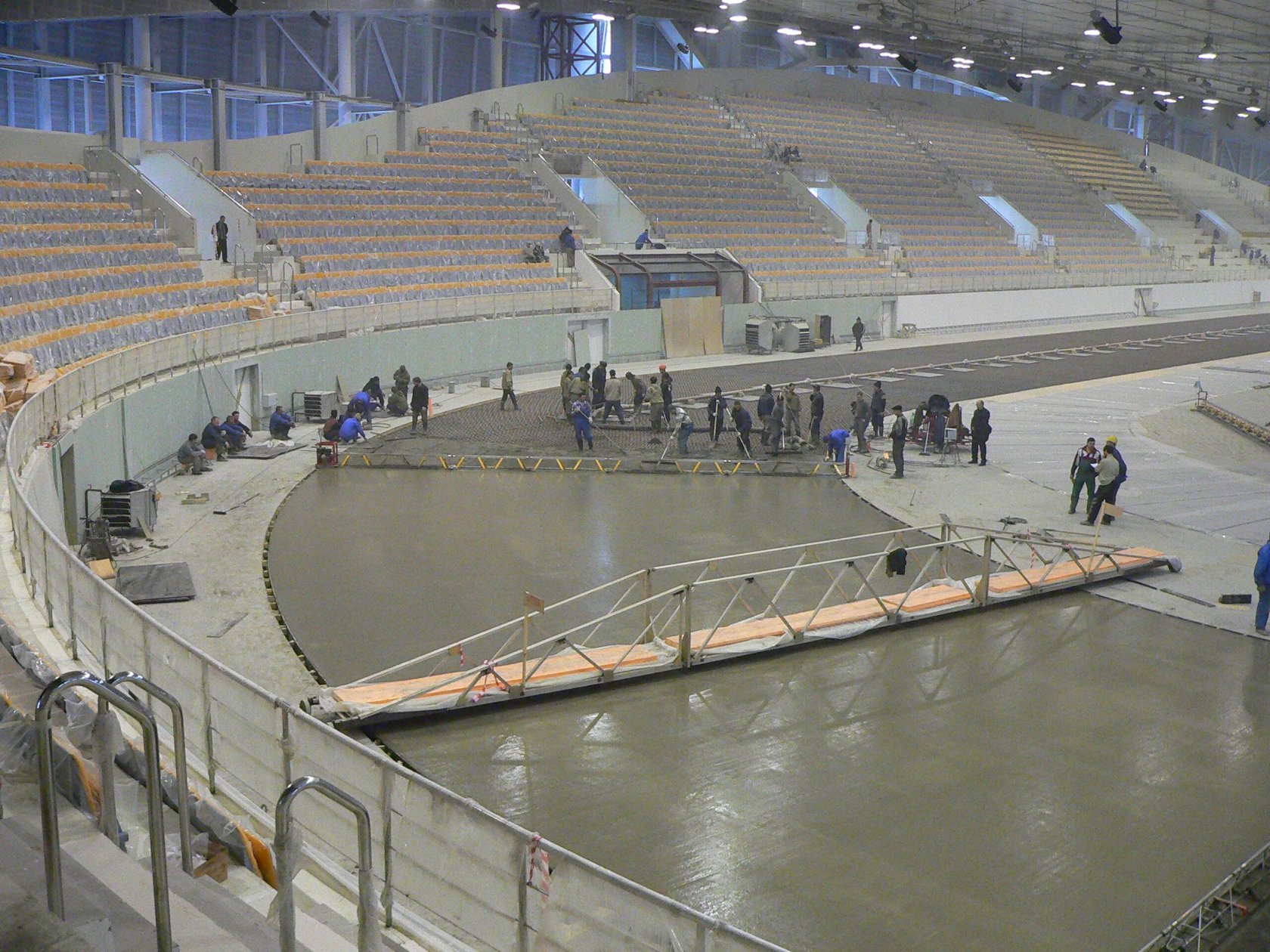 Фотография: Как Мосэлектротягстрой строил крупнейший конькобежный центр в Коломне №10 - BigPicture.ru