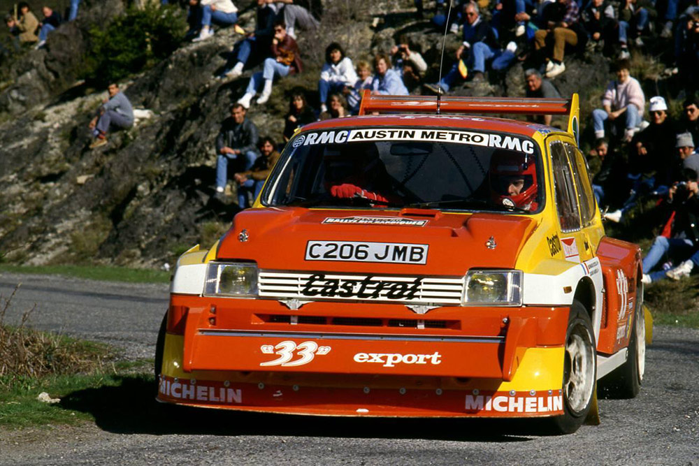 Дидье Ориоль и Бернар Очелли, MG Metro 6R4 (C206 JMB), Rallye des Garrigues – Languedoc-Roussillon 1986