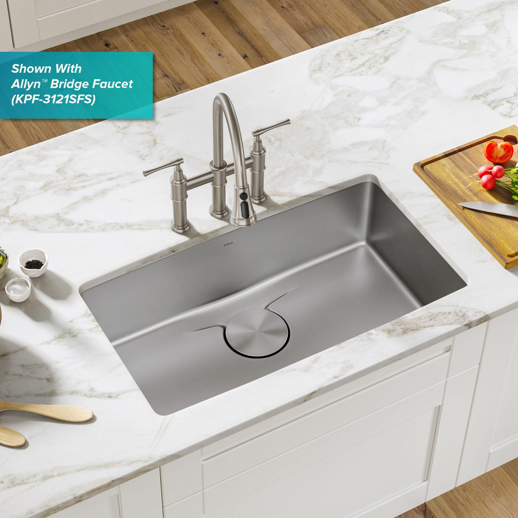 Кухонна мийка Kraus KD1US33B - изображение 2