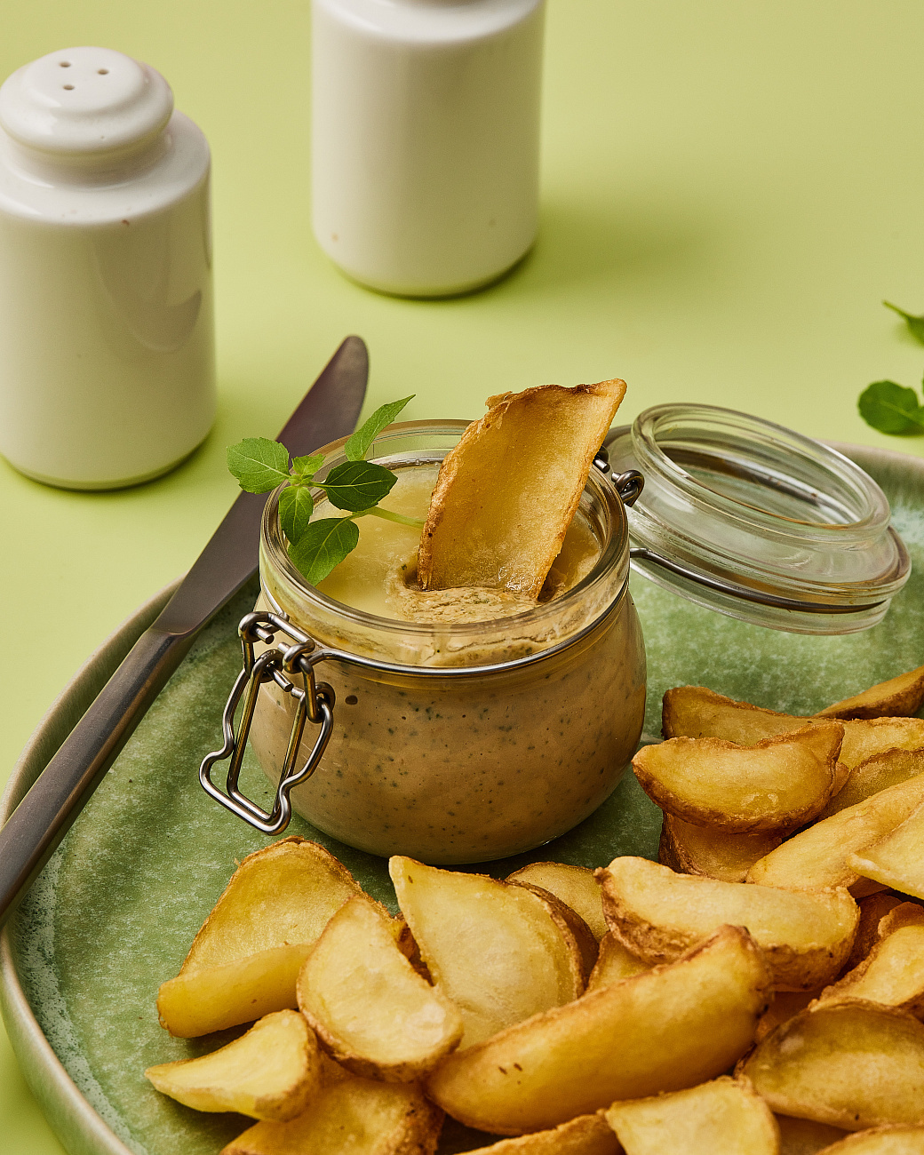 Дипперы с риетом из скумбрии