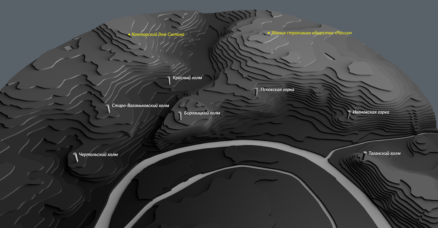 Карта высот россии 3d