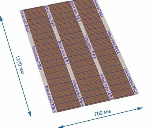 секция теплого пола тесла ТКС-01