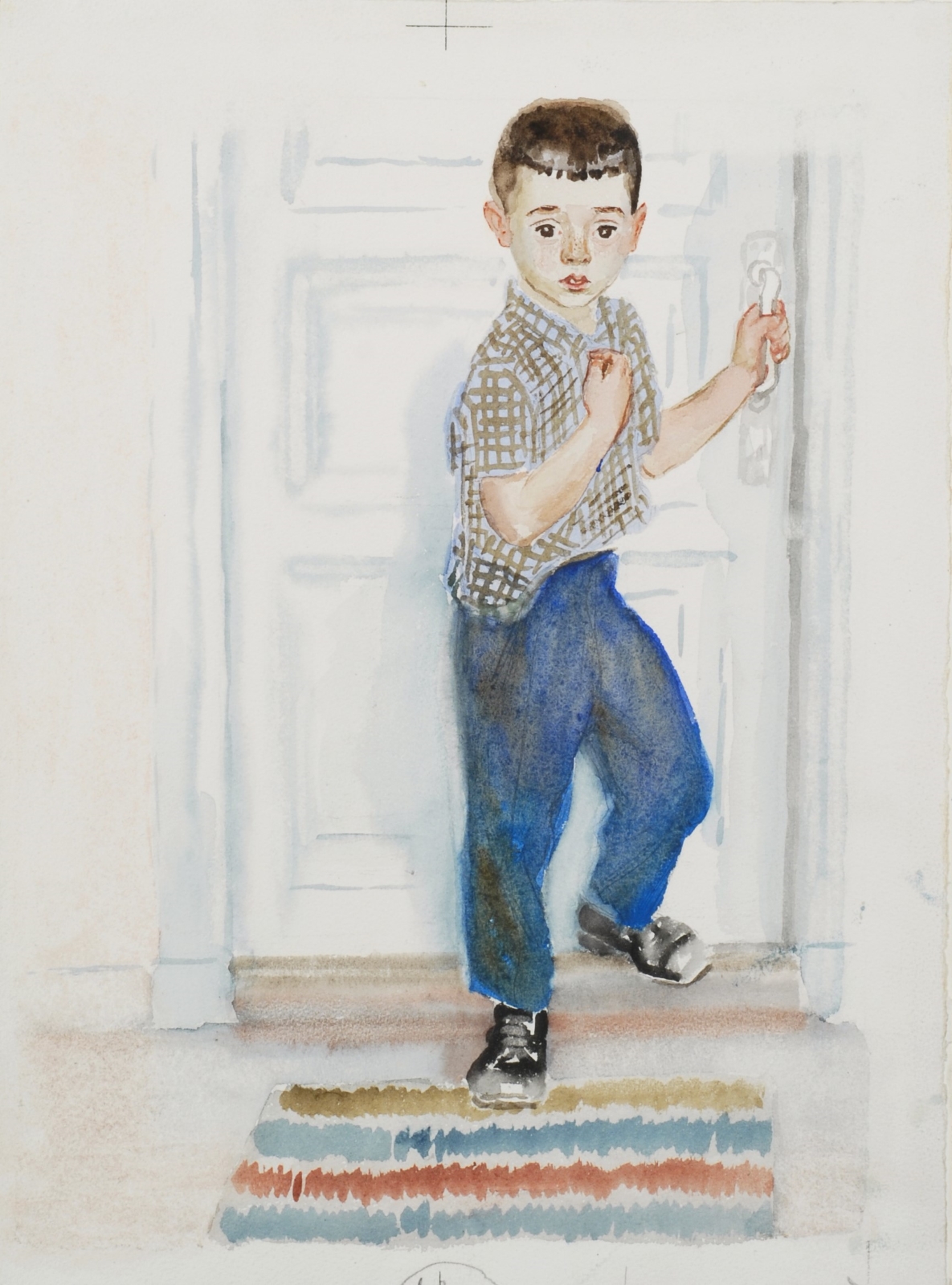 Пахомов А.Ф. Иллюстрация к книге В.А.&nbsp;Осеевой «До первого дождя». 1965