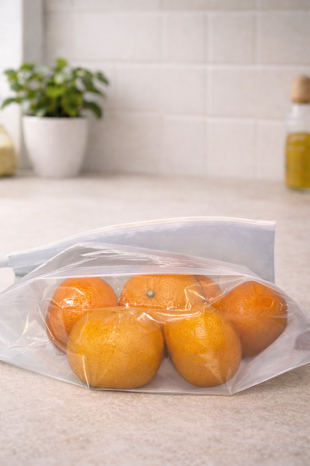 Пакет с зим-замком на молнии который сохраняет свежесть продуктов фото 3