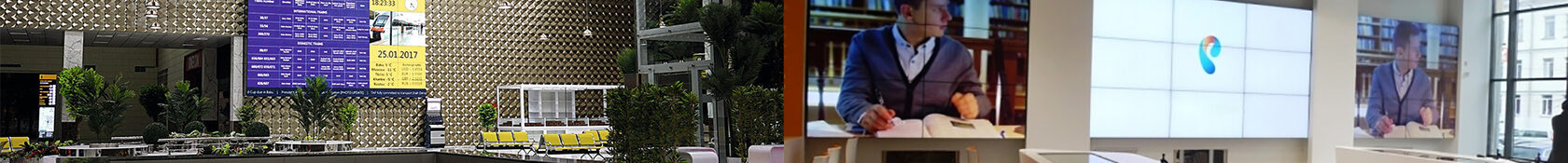 Digital Signage Polymedia Projects Portfolio