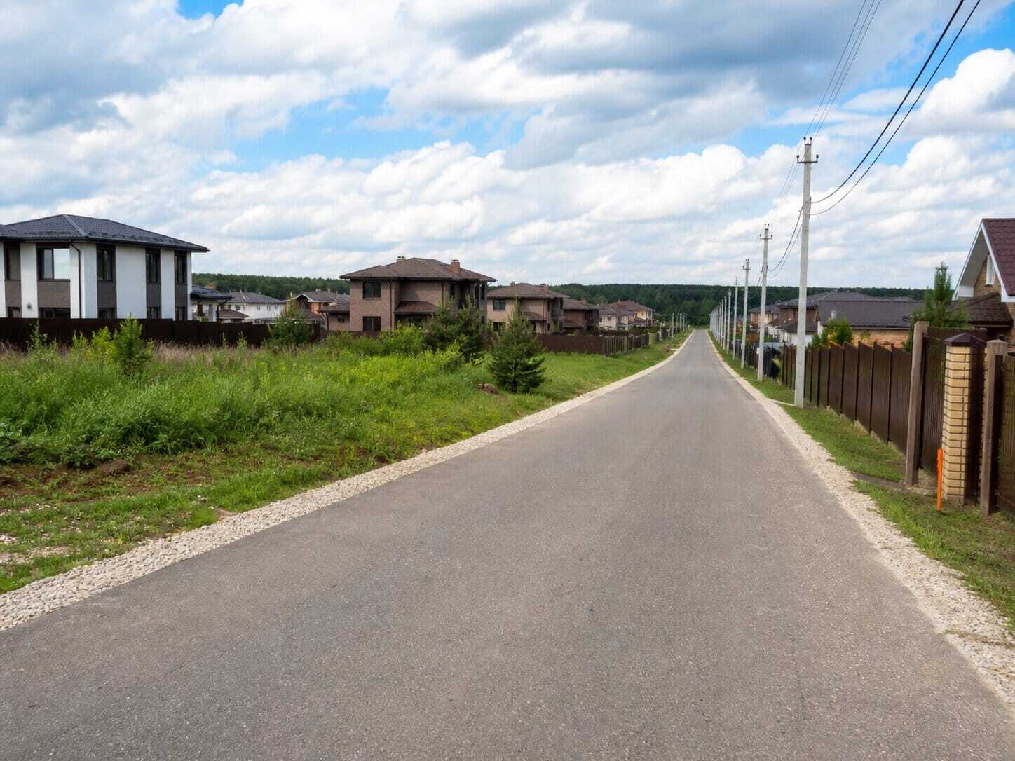 расположение участка и подъездная дорога в Подмосковье