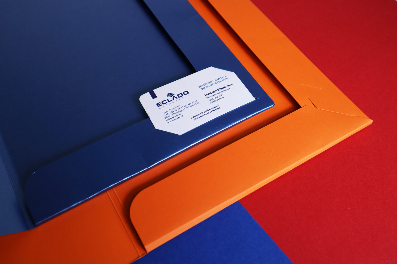 Изготовление папок с логотипом. Печать папок в типографии \"СатисЪ\"