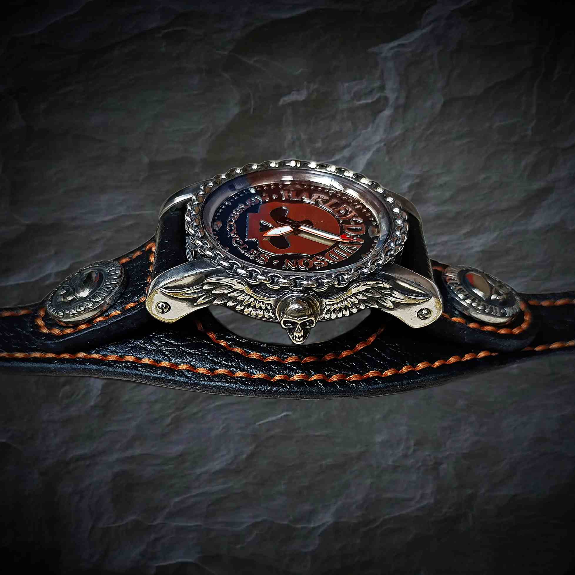 Часы Harley-Davidson, часы для мотоциклиста, мото часы