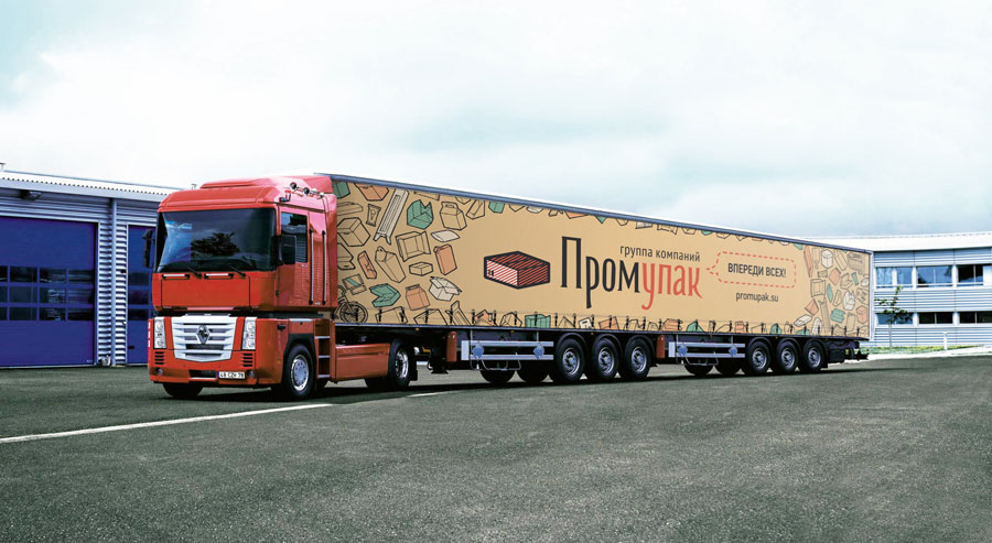 Дизайн тента для фуры