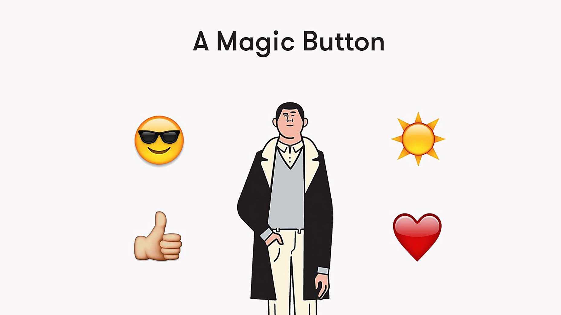 радостный мужчина эмоджи