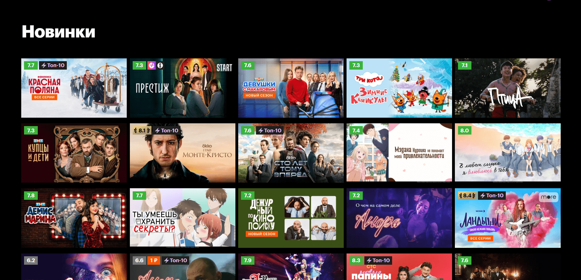 Проблемы Кинопоиск HD: выход на главную, отсутствие фильтрации и странный выбор блоков | Зе Flow