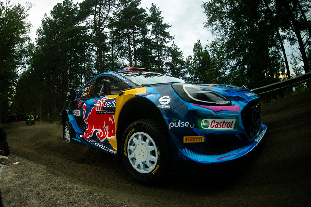 Пьер-Луи Лубе и Николя Жильсуль, Ford Puma Rally1, ралли Финляндия 2023/Фото: Jaanus Ree / Red Bull Content Pool
