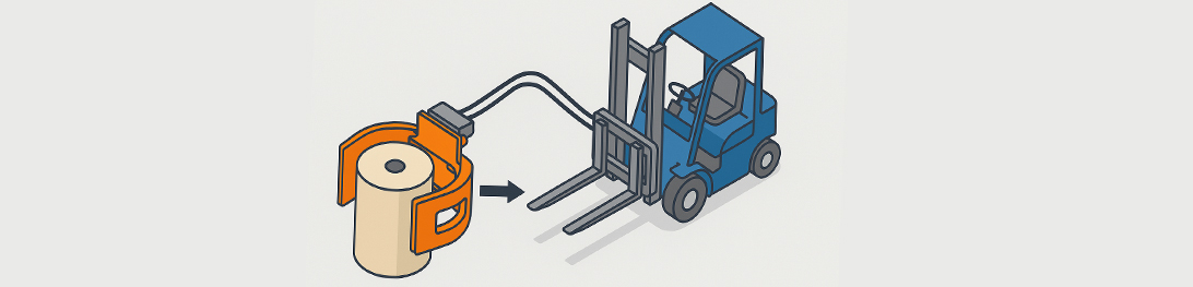 Как правильно установить захват для рулонов