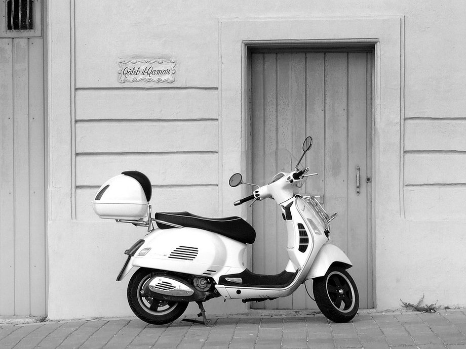 Vespa Motor Scooter