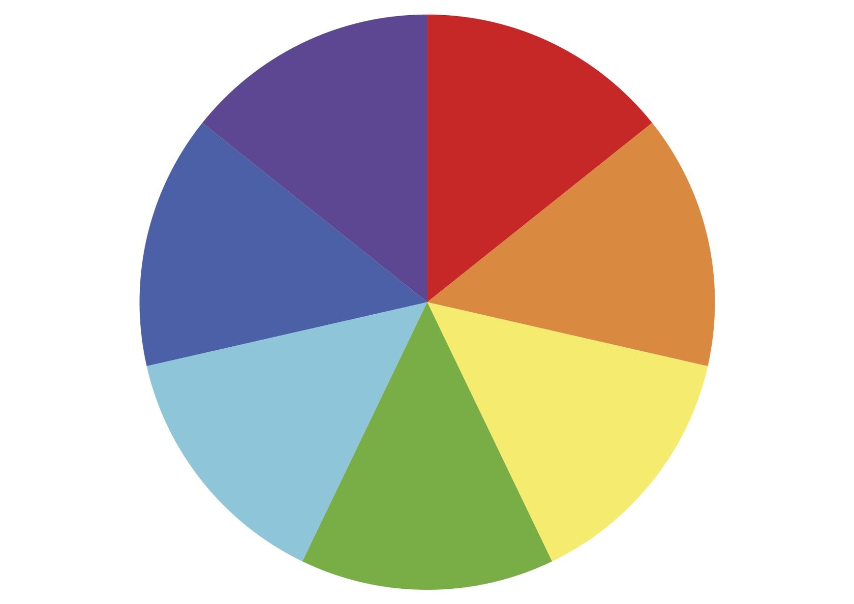 Цветовой круг Монтессори