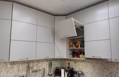 Современная кухня в цвете Серый Кашемир фото 7