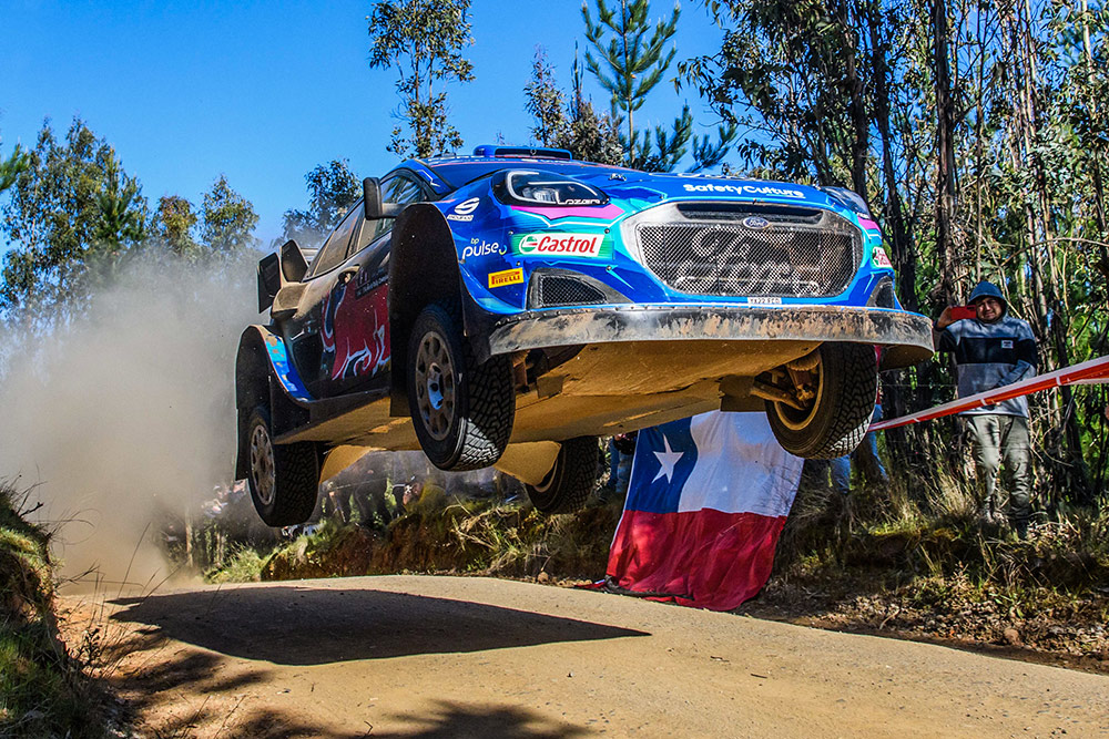 Отт Тянак и Мартин Ярвеоя, Ford Puma Rally1 (YX22 FCD), ралли Чили 2023/Фото: M-Sport