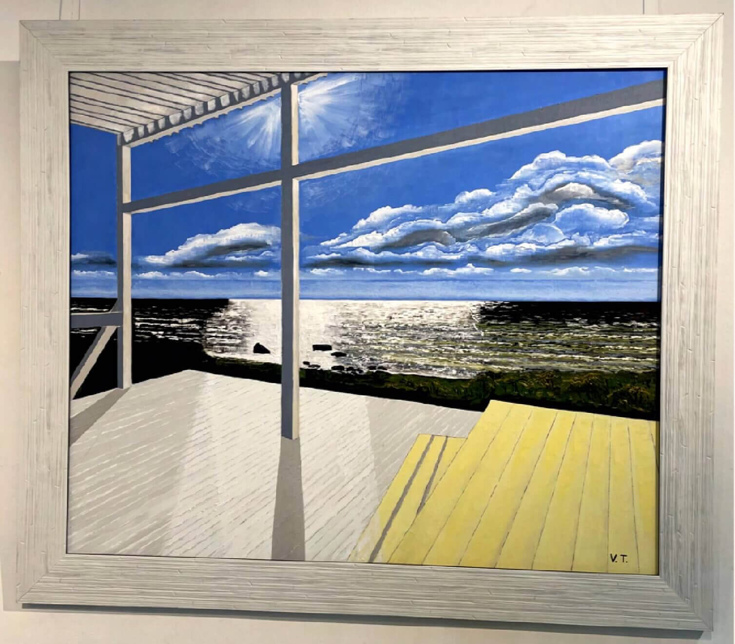 The Finskiy Gulf in a painting by contemporary artist Vladimir Tolkachev