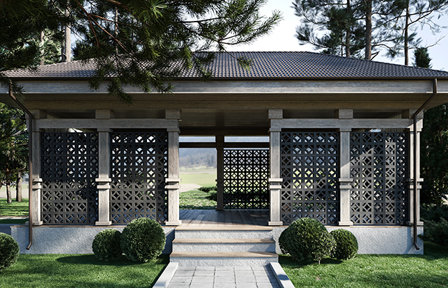 Декоративные бриз-блоки Mesterra Cobogo из архитектурного бетона