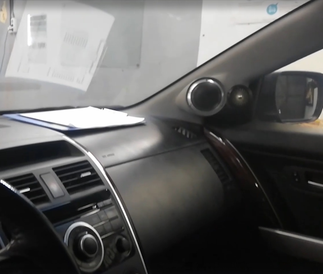 Mazda CX-9 замена акустики динамиков колонок