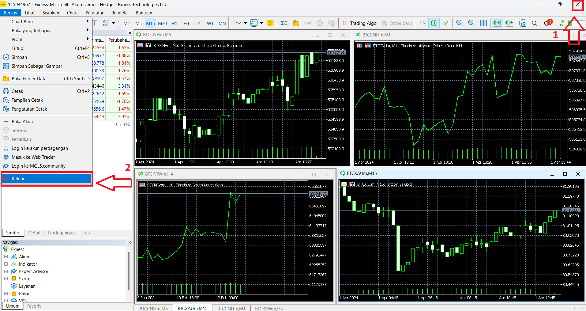 Exness metatrader-5 Indonesia