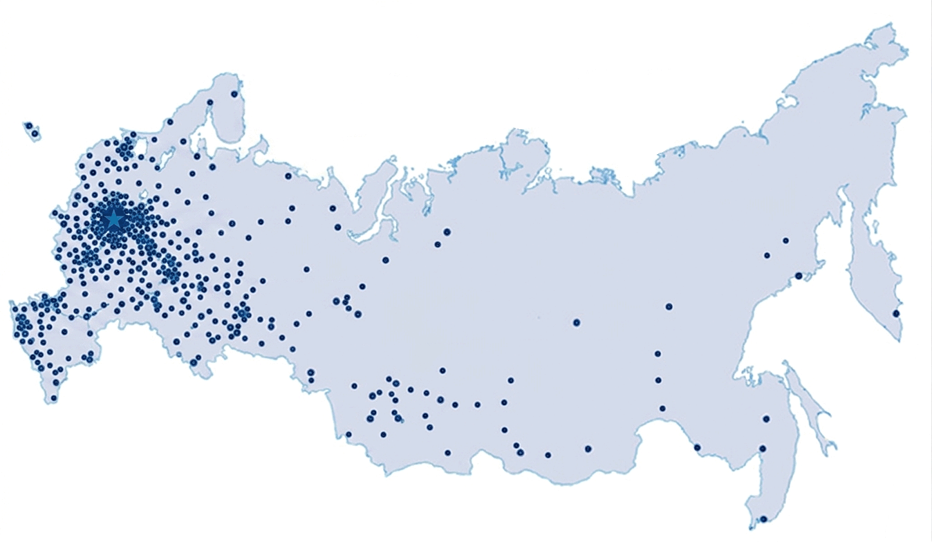 География клиентов СертКом