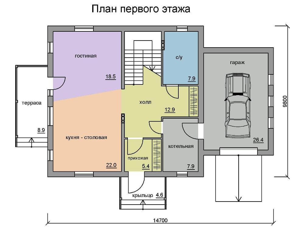 Проект дома с 214